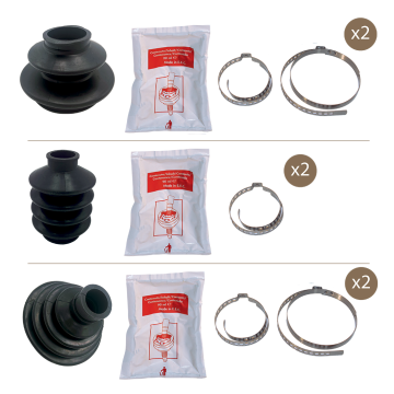 KIT 6 SOUFFLETS CARDAN NOUVEAU MODÈLE (22 PIÈCES) - QUALITÉ NÉOPRÈNE