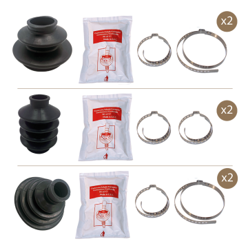 KIT 6 SOUFFLETS CARDAN NOUVEAU MODÈLE (24 PIÈCES) - QUALITÉ NÉOPRÈNE