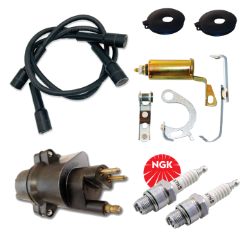 KIT D´ALLUMAGE 12 VOLTS COMPLET - BOBINE DUCELLIER