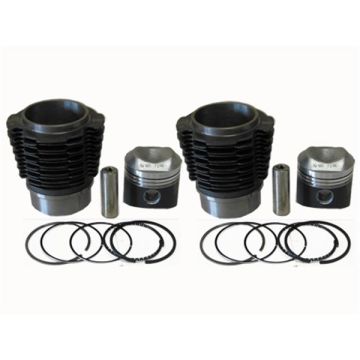 JEU DE 2 CYLINDRES / PISTONS 435 CM3 APROTEC POUR 2CV4 QUALITE PREMIUM