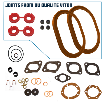 POCHETTE DE JOINTS MOTEUR SANS JOINTS SPI - 435 CM3 ET 602 CM3 QUALITÉ PREMIUM