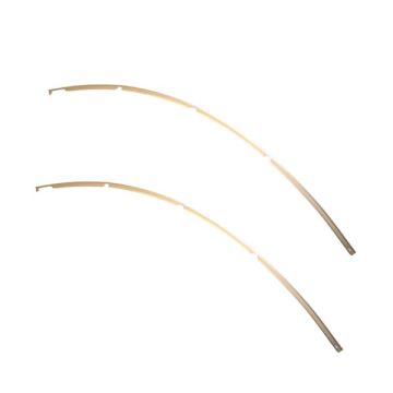 LOT DE 2 BAGUETTES ALU AILES ARRIÈRES POUR 2CV