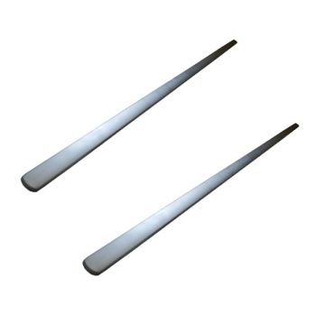 LOT DE 2 BAGUETTES ALU POUR BAS DE CAISSE 2CV