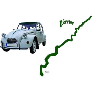ENSEMBLE ADHÉSIF POUR 2CV PERRIER