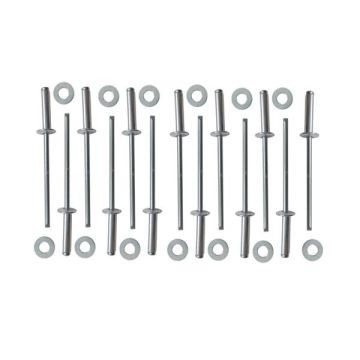ENSEMBLE RIVETS + RONDELLES POUR MONTANT MEHARI (26 PIÈCES)