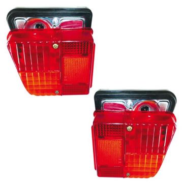 PAIRE DE FEUX ARRIÈRE COMPLET POUR 2CV