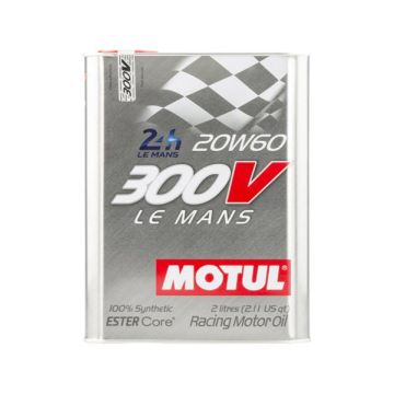 BIDON 2L D´HUILE MOTEUR 300V LE MANS 20W60, 100% SYNTHÈSE