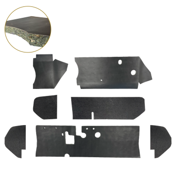 ENSEMBLE INSONORISANTS TABLIER NOIR - 7 PIÈCES - QUALITÉ SUPÉRIEURE