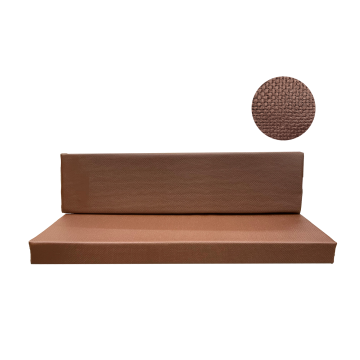 BANQUETTE ARRIERE SKAÏ MARRON TRESSE MÉHARI