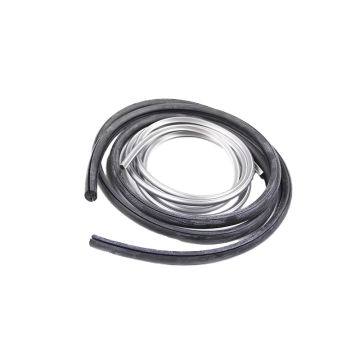 JOINT DE GLACE DE LUNETTE ARRIÈRE DE CAPOTE DE 2CV AVEC JONC DE FINITION