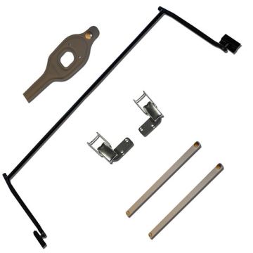 KIT FIXATION FERMETURE INTÉRIEURE + SANGLE X2 ET POIGNÉE X1