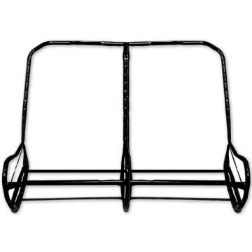 ARMATURE DE BANQUETTE ARRIERE NOIRE POUR 2CV À PARTIR DE 02/1970