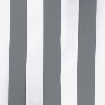 GARNITURE SIÈGE AVANT DROIT ASYMÉTRIQUE SKAÏ BLANC RAYE GRIS