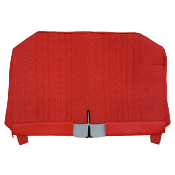 GARNITURE BANQUETTE ARRIERE TISSU DIAMANTE ROUGE