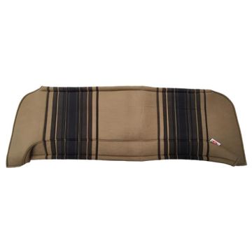 PLAGE ARRIERE 2CV TISSU MARRON RAYE