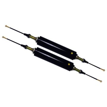 PAIRE DE 2 POTS DE SUSPENSION Ø110 COMPLETS ET PEINTS POUR MÉHARI ET 2CV - QUALITÉ SUPÉRIEURE