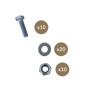 KIT DE FIXATION D'ATTELAGE POUR MÉHARI