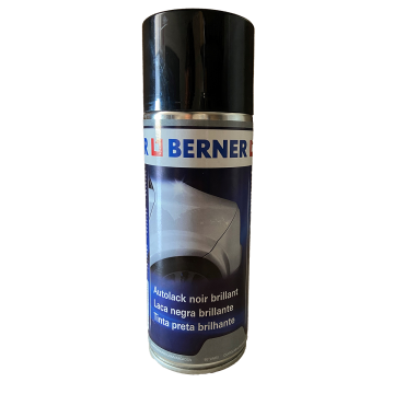 BOMBE DE PEINTURE NOIR BRILLANT (RAL 9005) - 298 ML