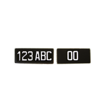 PLAQUE ARRIÈRE EN 2 PARTIES NON SYMÉTRIQUES POUR 2CV AVANT 1956