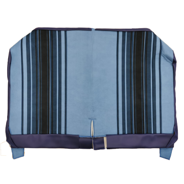 GARNITURE BANQUETTE ARRIERE RABATTABLE DYANE TISSU BLEU RAYÉ