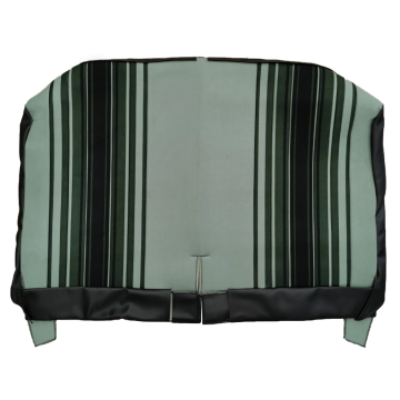 GARNITURE BANQUETTE ARRIERE RABATTABLE DYANE TISSU VERT RAYÉ