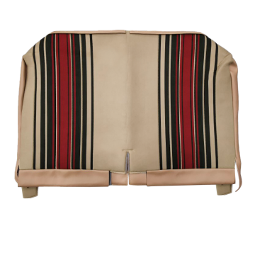 GARNITURE BANQUETTE ARRIERE RABATTABLE DYANE TISSU BEIGE RAYÉ