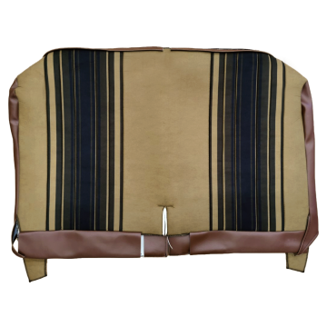GARNITURE BANQUETTE ARRIERE RABATTABLE DYANE TISSU MARRON RAYÉ