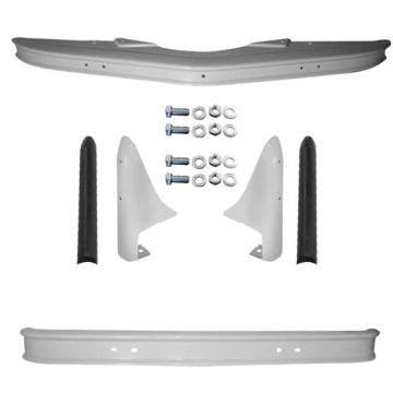 ENS. PARE-CHOCS AV + AR LARGE + BUTOIRS+ CAOUTCHOUCS BUTOIR+ VISSERIE