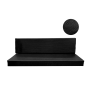 BANQUETTE ARRIERE SKAÏ NOIR TRESSE MÉHARI