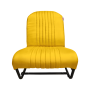 SIÈGE AVANT GAUCHE SYMÉTRIQUE SKAÏ JAUNE