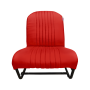 SIÈGE AVANT GAUCHE SYMÉTRIQUE SKAÏ ROUGE