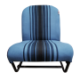 SIÈGE AVANT GAUCHE SYMÉTRIQUE TISSU BLEU RAYE