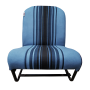 SIÈGE AVANT DROIT SYMÉTRIQUE TISSU BLEU RAYE