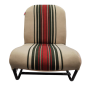 SIÈGE AVANT GAUCHE SYMÉTRIQUE TISSU BEIGE RAYE