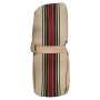 GARNITURE SIÈGE AVANT DROIT ASYMÉTRIQUE TISSU BEIGE RAYE