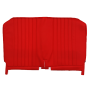 GARNITURE BANQUETTE AVANT SKAÏ ROUGE