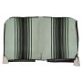 GARNITURE BANQUETTE AVANT TISSU VERT RAYE