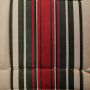 GARNITURE BANQUETTE AVANT TISSU BEIGE RAYE