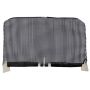 GARNITURE BANQUETTE AVANT TISSU PIED DE POULE NOIR