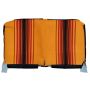 GARNITURE BANQUETTE AVANT TISSU ORANGE RAYE