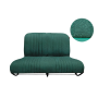 BANQUETTE AVANT TISSU DIAMANTE VERT (SUR ARMATURE NM NOIRE)