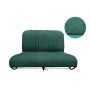 BANQUETTE AVANT TISSU DIAMANTE VERT (SUR ARMATURE NM NOIRE)