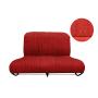 BANQUETTE AVANT TISSU DIAMANTE ROUGE (SUR ARMATURE NM NOIRE)