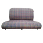 BANQUETTE ARRIERE TISSU GRIS ECOSSAIS