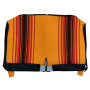 BANQUETTE ARRIERE TISSU ORANGE RAYE