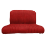 BANQUETTE ARRIERE TISSU DIAMANTE ROUGE (SUR ARMATURE NM NOIRE)