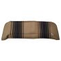 PLAGE ARRIERE 2CV TISSU MARRON RAYE