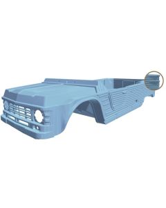 KIT CARROSSERIE BLEU ESKI NOUVEAU MODÈLE AVEC TABLEAU DE BORD ANCIEN MODÈLE MÉHARI