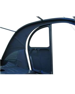 LOT D&acute;HABILLAGES LAT&Eacute;RAUX EN TISSU GRIS POUR 2CV AVANT 1970 (4 PI&Egrave;CES)