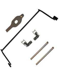 KIT FIXATION FERMETURE INT&Eacute;RIEURE + SANGLE X2 ET POIGN&Eacute;E X1
